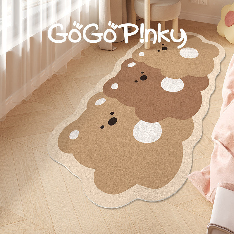 Plush Bear-Shaped Bath Mat | Kelmera