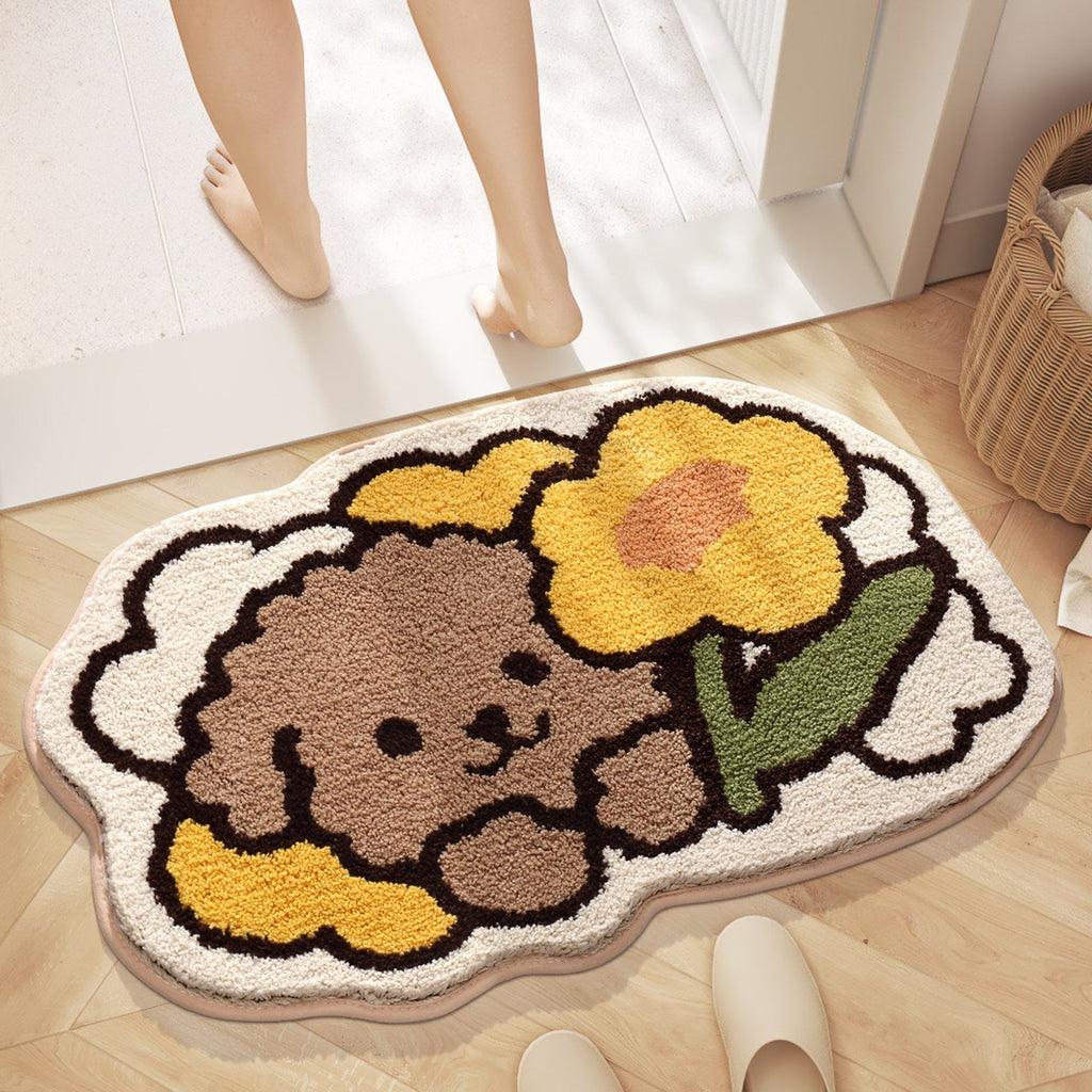 Plush Cartoon Character Bath Mat | Kelmera