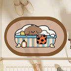 Plush Cartoon-Themed Area Mat | Kelmera