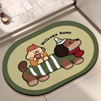 Plush Cartoon-Themed Area Mat | Kelmera