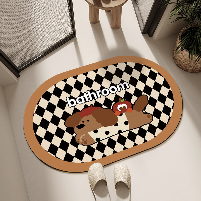 Plush Cartoon-Themed Area Mat | Kelmera