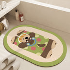 Plush Cartoon-Themed Area Mat | Kelmera