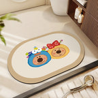 Plush Cartoon-Themed Area Mat | Kelmera