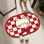 Plush Cartoon-Themed Area Mat | Kelmera