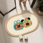 Plush Cartoon-Themed Area Mat | Kelmera
