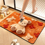 Plush Cartoon Themed Bath Mat Soft Textile Non Slip | Kelmera