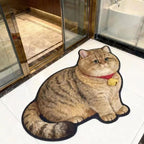 Plush Cat-Shaped Bath Mat | Kelmera
