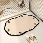 Plush Floral Shaped Area Mat | Kelmera