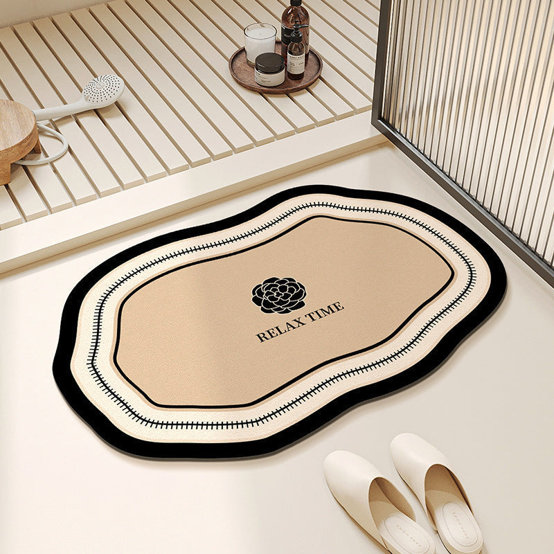 Plush Floral Shaped Area Mat | Kelmera