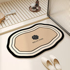 Plush Floral Shaped Area Mat | Kelmera