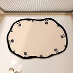 Plush Floral Shaped Area Mat | Kelmera