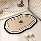 Plush Floral Shaped Area Mat | Kelmera