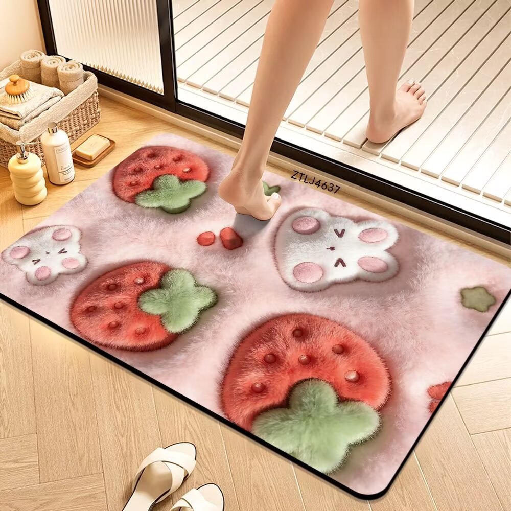 Plush Money-Themed Bath Mat | Kelmera