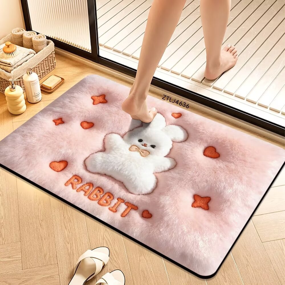 Plush Money-Themed Bath Mat | Kelmera