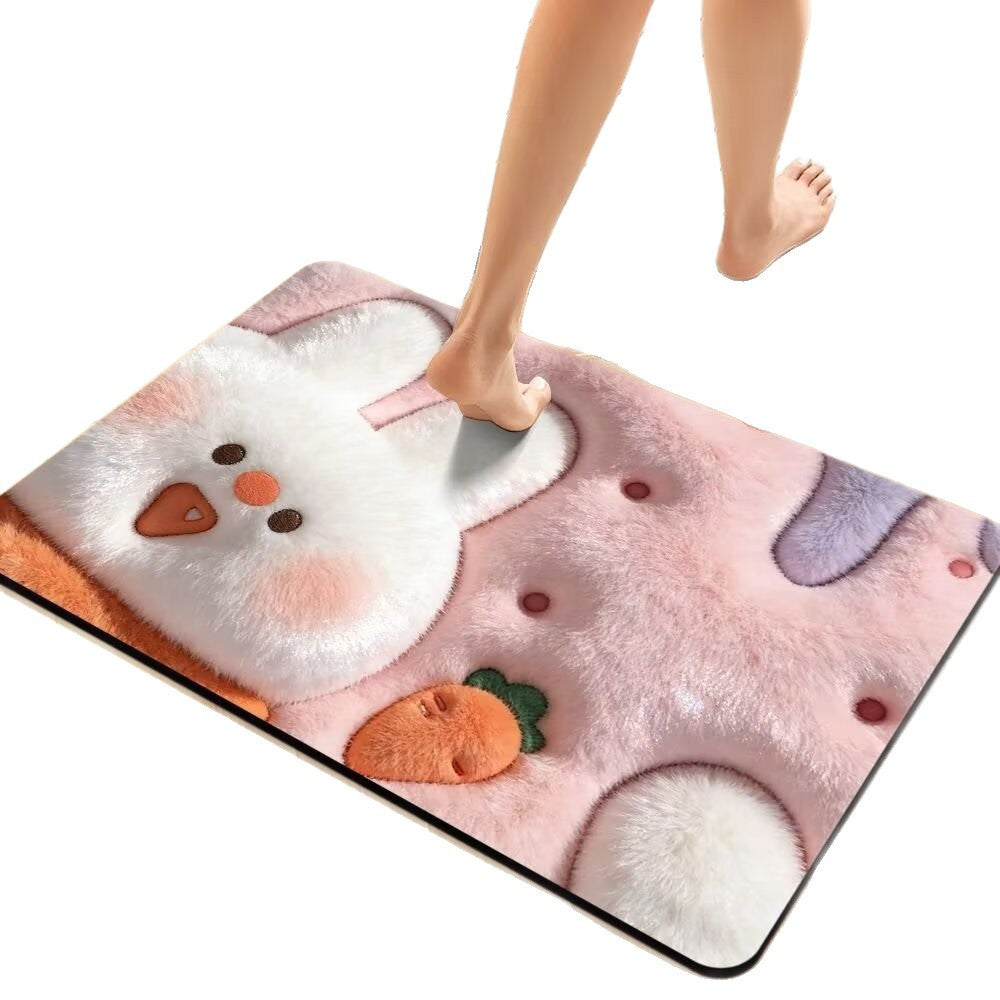 Plush Money-Themed Bath Mat | Kelmera