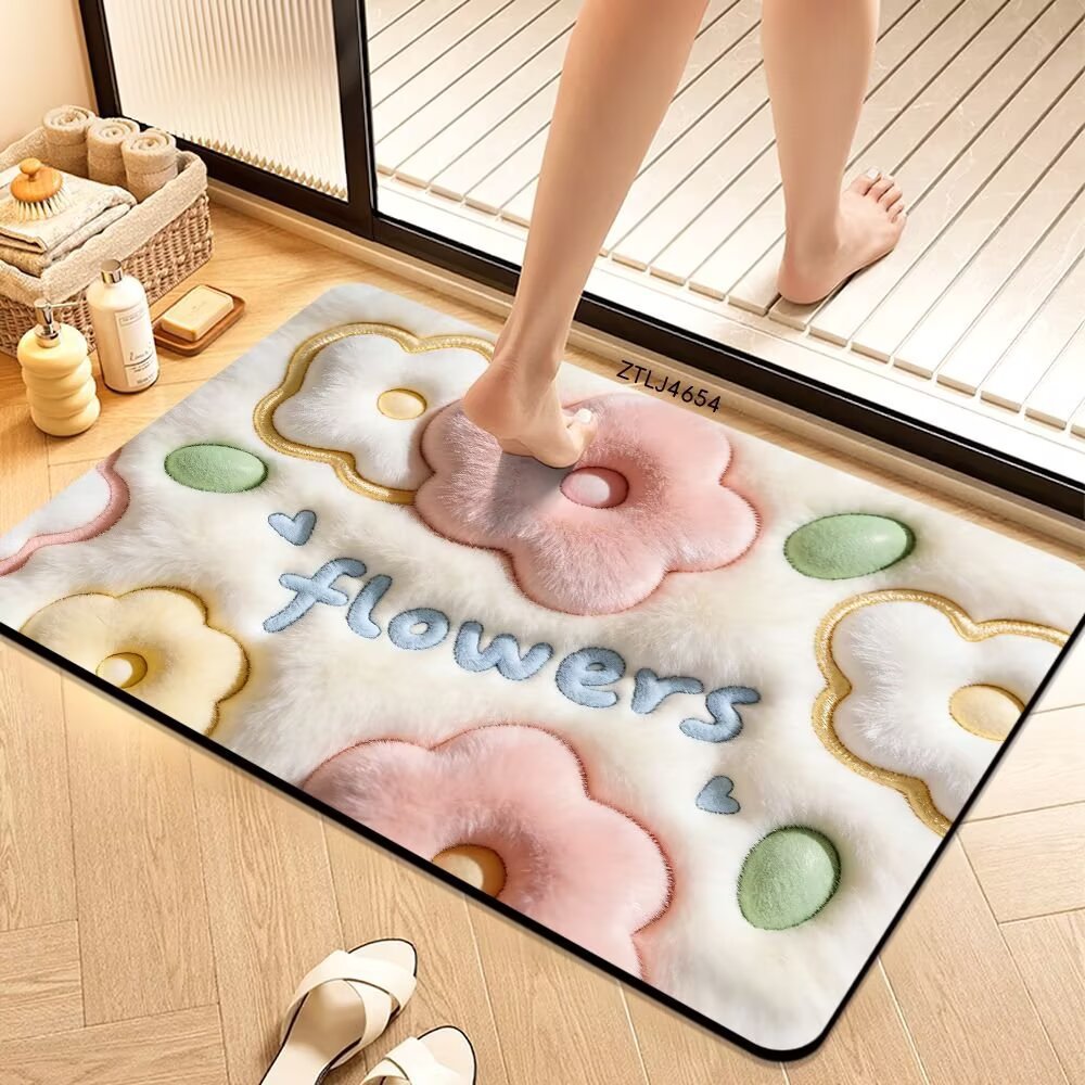 Plush Money-Themed Bath Mat | Kelmera