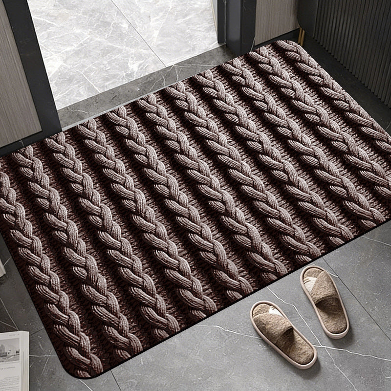 Plush Textured Door Mat | Kelmera