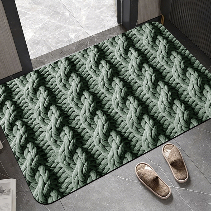 Plush Textured Door Mat | Kelmera
