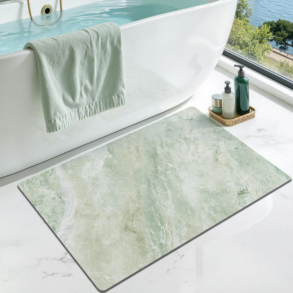 Plush Tropical-Themed Bath Mat | Kelmera