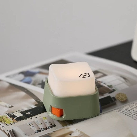 Portable Rechargeable Cube LED Night Light with Adjustable Brightness | Kelmera