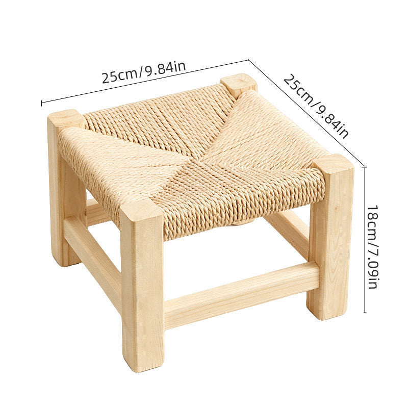 Pouf Soft Textile Wood | Kelmera