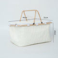 Practical Basket with Zipper and Sturdy Design | Kelmera