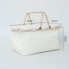 Practical Basket with Zipper and Sturdy Design | Kelmera