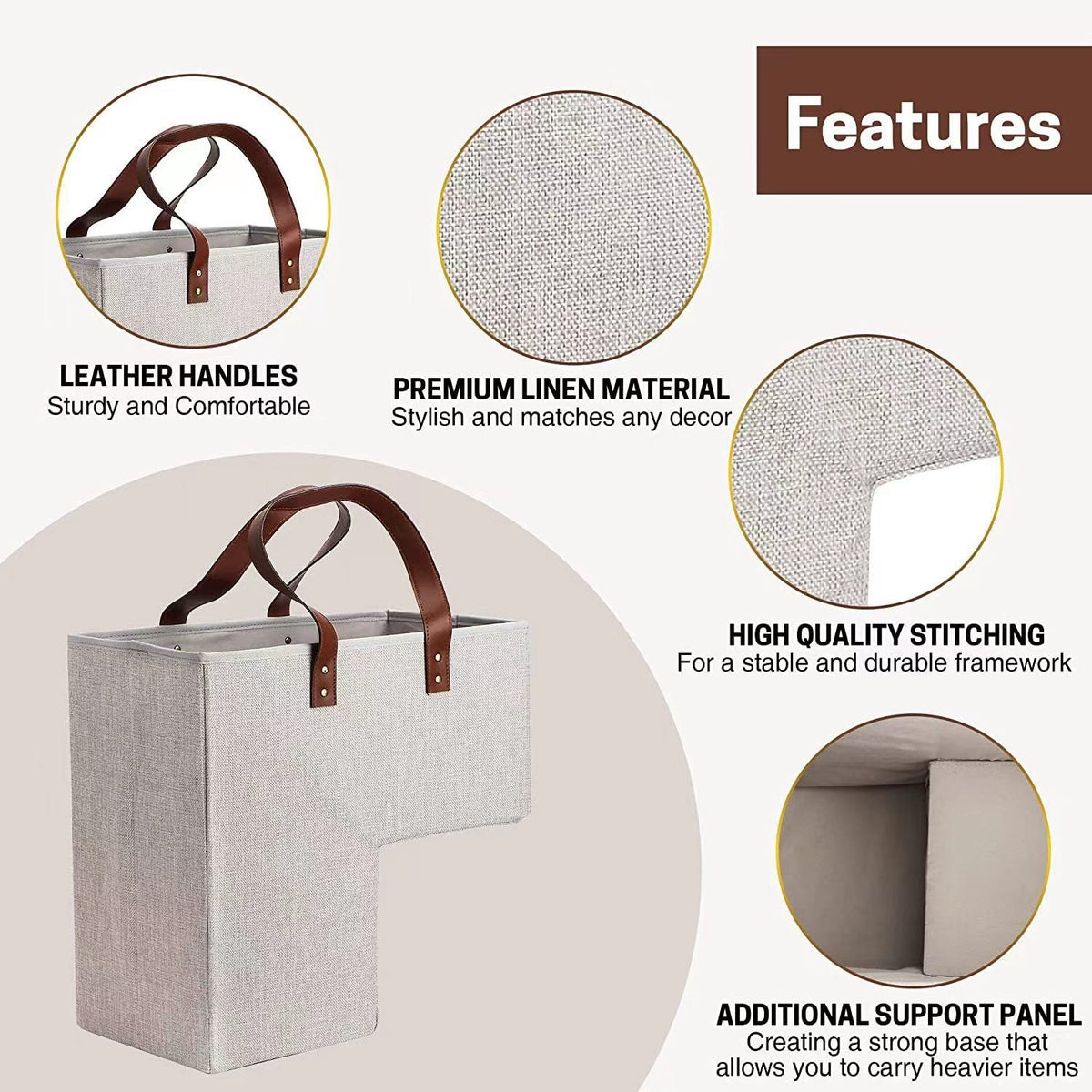 Practical Foldable Storage Basket | Kelmera