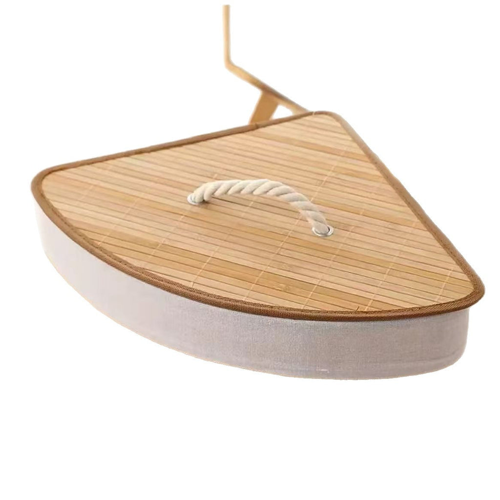 Practical Laundry Basket made of Bamboo with Lid | Kelmera