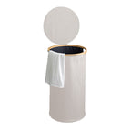 Practical Laundry Basket Soft Textile Wood | Kelmera