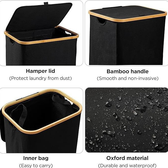 Practical Laundry Basket with Lid Lidded | Kelmera