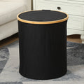 Practical Laundry Container with Bamboo Lid | Kelmera