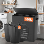 Practical Laundry Separation System with Lid | Kelmera