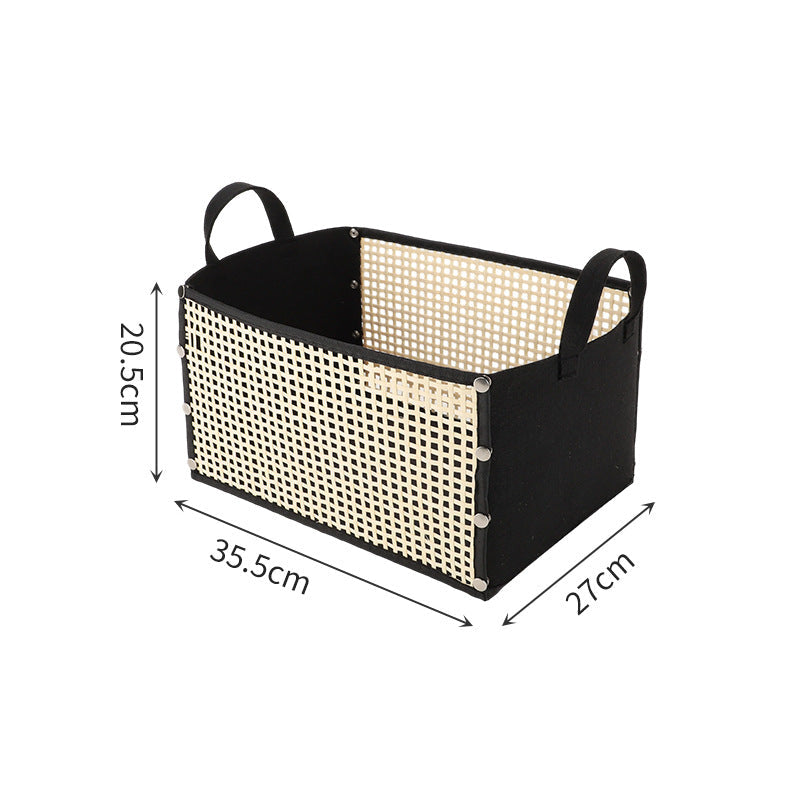Practical Storage Basket Dark Brown | Kelmera