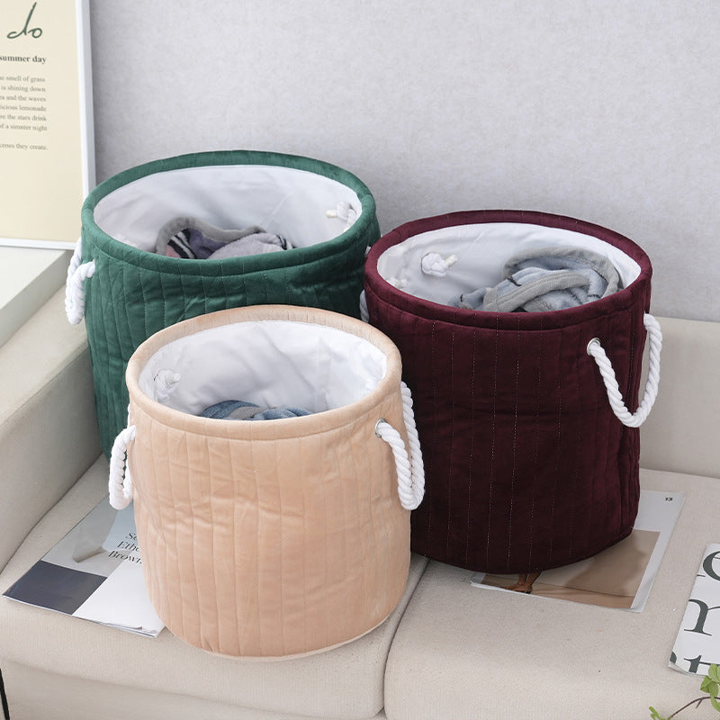 Practical Storage Basket Dark Red Coral | Kelmera