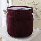 Practical Storage Basket Dark Red Coral | Kelmera