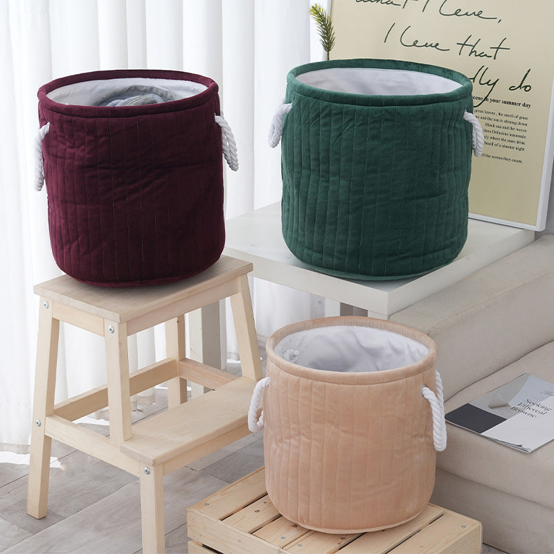 Practical Storage Basket Dark Red Coral | Kelmera