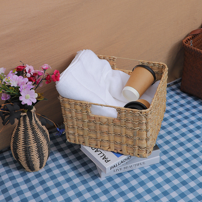 Practical Storage Basket made of Natural Materials Handwoven | Kelmera