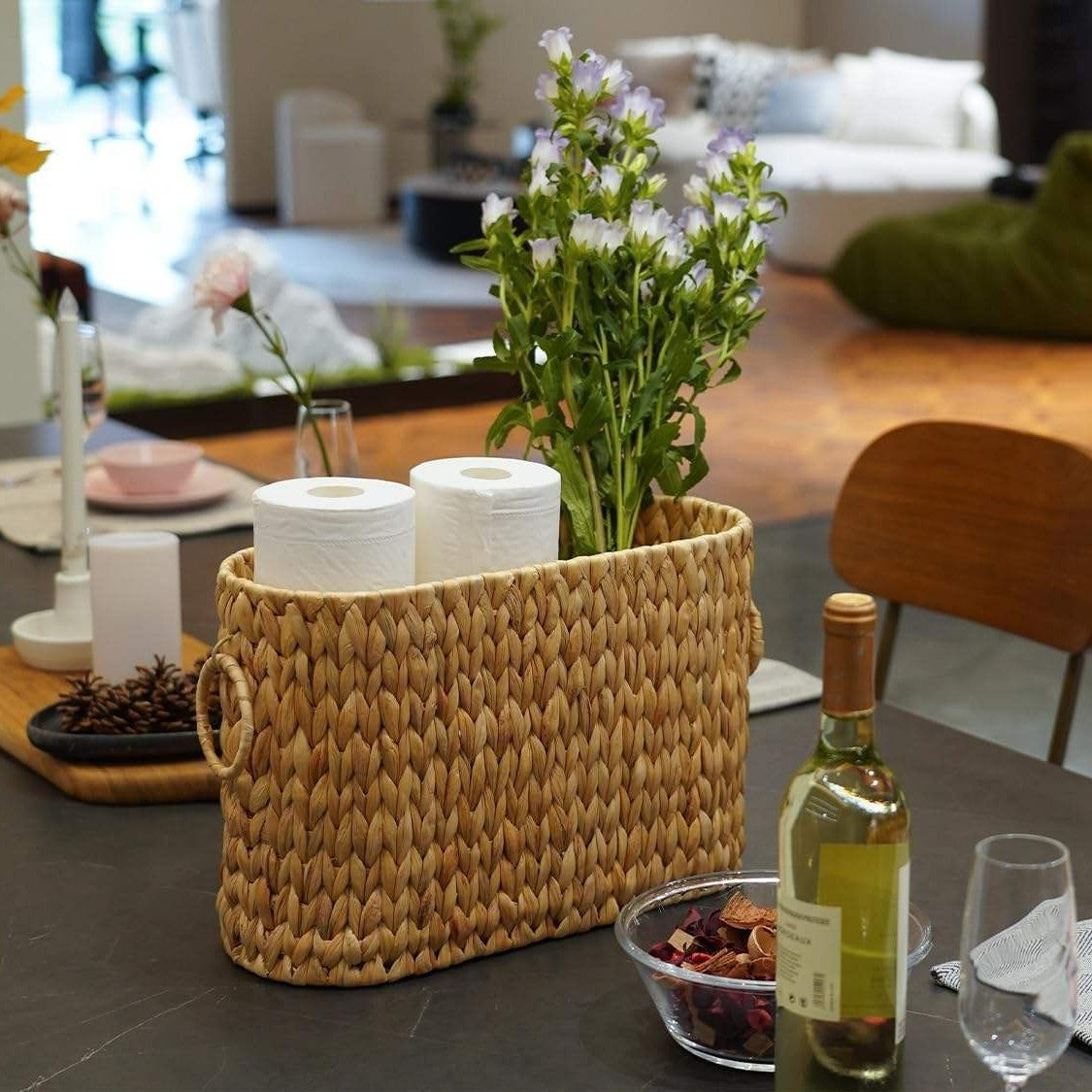 Practical Storage Basket made of Natural Materials | Kelmera