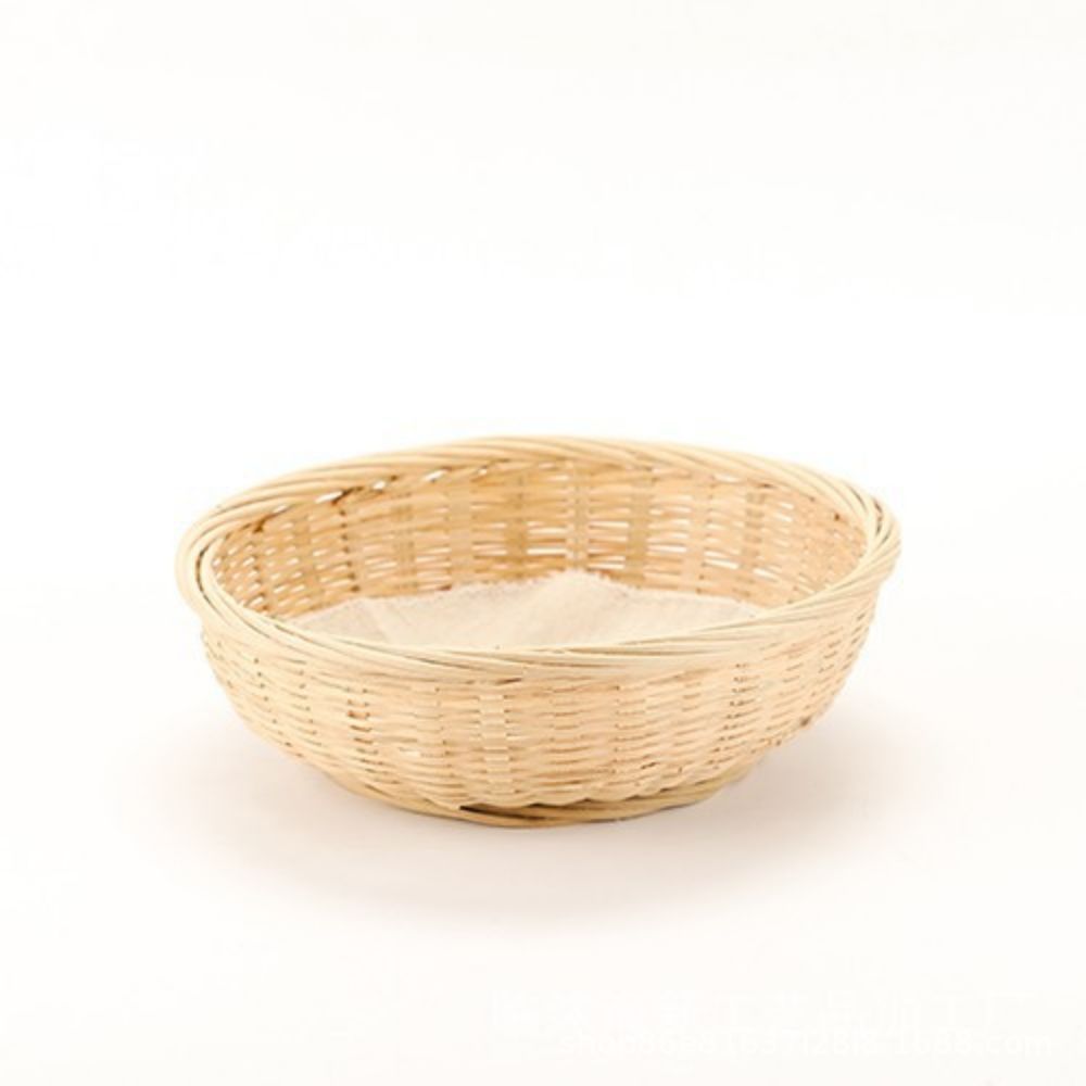 Practical Storage Basket made of Rattan Woven Natural Fiber Soft Textile | Kelmera