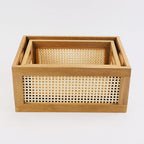 Practical Storage Basket made of Wood | Kelmera