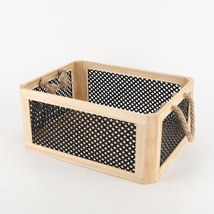 Practical Storage Basket made of Wood | Kelmera