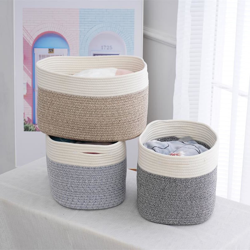 Practical Storage Basket Soft Textile Handwoven | Kelmera