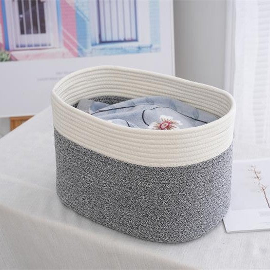 Practical Storage Basket Soft Textile Handwoven | Kelmera