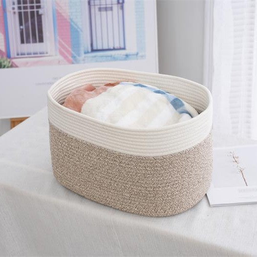 Practical Storage Basket Soft Textile Handwoven | Kelmera
