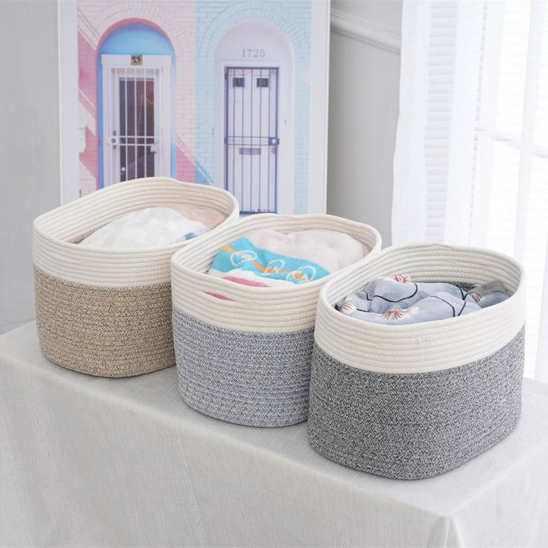 Practical Storage Basket Soft Textile Handwoven | Kelmera