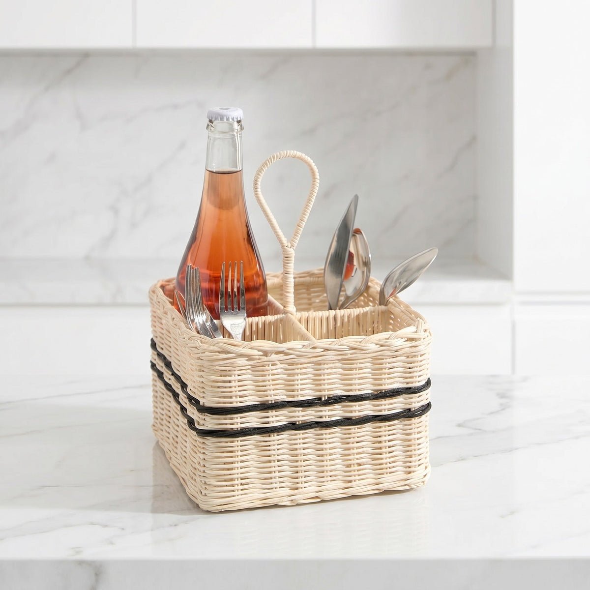 Practical Storage Basket with Compartments | Kelmera
