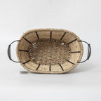 Practical Storage Basket with Stainless Steel Handles | Kelmera
