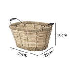 Practical Storage Basket with Stainless Steel Handles | Kelmera