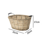 Practical Storage Basket with Stainless Steel Handles | Kelmera